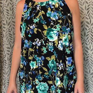 Charler Henry Nordstrom's Black Floral Dress